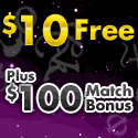 $10 free no deposit Zodiac Casino