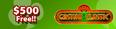 $500 free spins at Casino Classic!